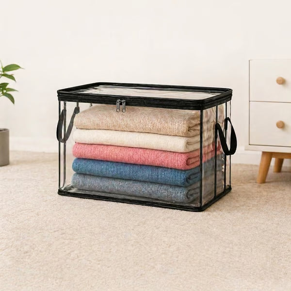 ⏰🔥Darolio®LIMITED TIME 50% OFF! 🏠 Transparent Large-Capacity Dustproof & Moisture-Proof Storage Bag – Perfect for Clothes, Toys, Books & More ✨