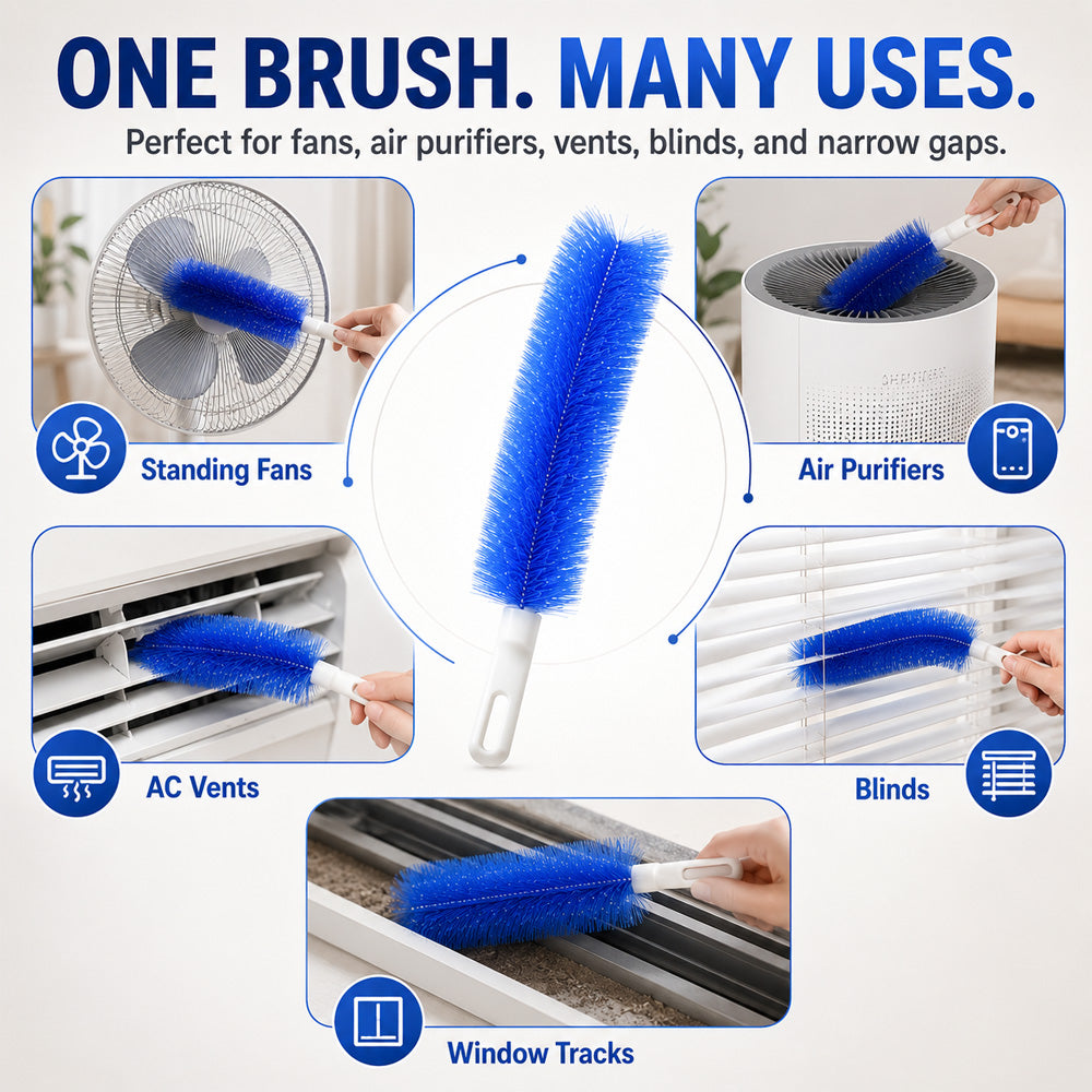 🧹Fan Cleaning Brush – Deep Clean Dust Fast Without Disassembly