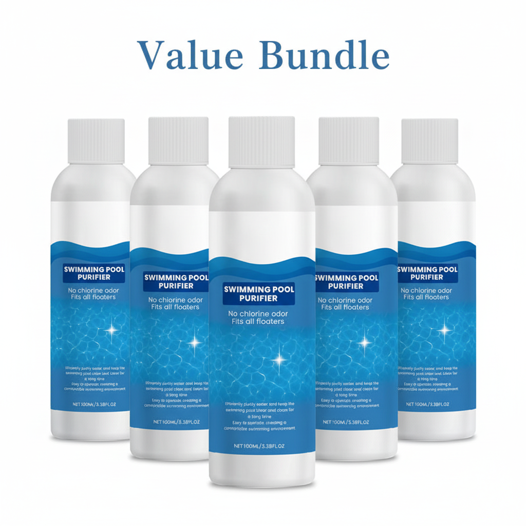 Darolio®💧 Swimming Pool Purifying Liquid – Crystal Clear Water, Zero Hassle! ✨ Say goodbye to green water & harsh chemicals – just pure, fresh swimming every time. 🏊♂️💙