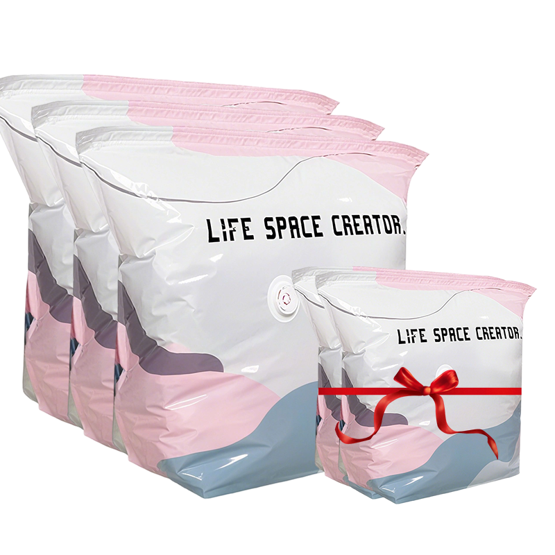 🥳2026 HOT SALE🥳💞50K+ SOLD!Darolio® No‑Pump Vacuum Storage Bags – Press & seal, no pump needed. Saves 80% space, keeps clothes dry & dust‑free. Perfect for bulky bedding & off‑season gear. 🛏️🗄️