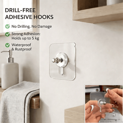 Darolio®⚡Drill Free Adhesive Hooks