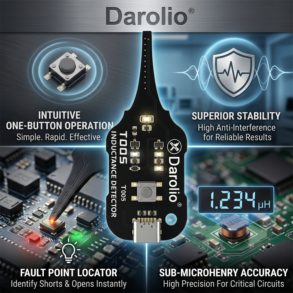 🔥Darolio® Inductor Signal Tester ⚡🖐️ One Tap to Detect Circuit Problems📡 Non-Contact & Easy to Use💡 Built for Fast Electronic Repairs🔥 HOT SALE — SAVE 50%