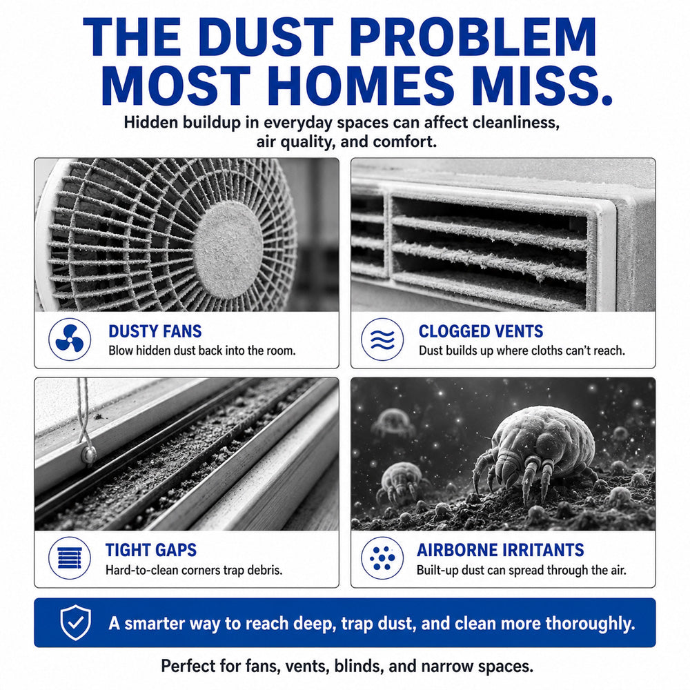 🧹Fan Cleaning Brush – Deep Clean Dust Fast Without Disassembly