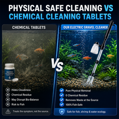 🔥Electric Aquarium Gravel Cleaner – Keep Your Fish Tank Crystal Clear Effortlessly 🐠✨