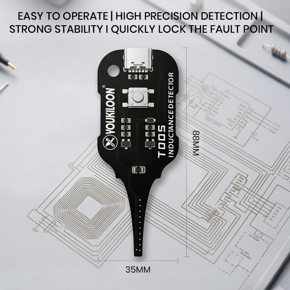 Darolio®🥳2026 HOT SALE🥳💞50K+ SOLD!💡⚙️ 50% OFF! In-Circuit Inductor Tester – One-button simplicity, clear indicator. Non-contact, rapid diagnosis. A must-have for electronics repair. 📟🕊️