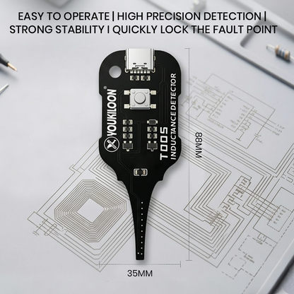 Darolio®🥳2026 HOT SALE🥳💞50K+ SOLD!💡⚙️ 50% OFF! In-Circuit Inductor Tester – One-button simplicity, clear indicator. Non-contact, rapid diagnosis. A must-have for electronics repair. 📟🕊️