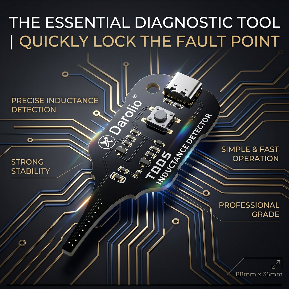 🔥Darolio® Inductor Signal Tester ⚡🖐️ One Tap to Detect Circuit Problems📡 Non-Contact & Easy to Use💡 Built for Fast Electronic Repairs🔥 HOT SALE — SAVE 50%