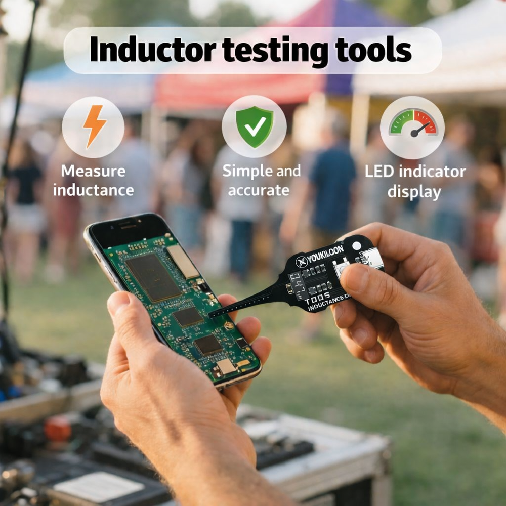 Darolio®🥳2026 HOT SALE🥳💞50K+ SOLD!💡⚙️ 50% OFF! In-Circuit Inductor Tester – One-button simplicity, clear indicator. Non-contact, rapid diagnosis. A must-have for electronics repair. 📟🕊️