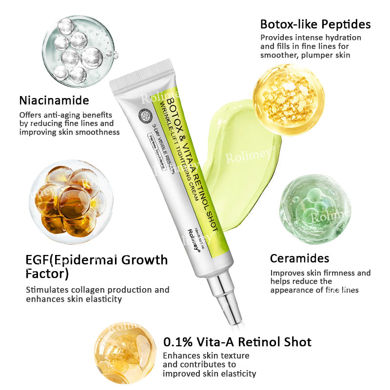 Made and shipped from the USA 💫Rolimey® Vita-A Retinol Shot Wrinkle-Lift Tightening cream - Last Day Promotion 70% OFF