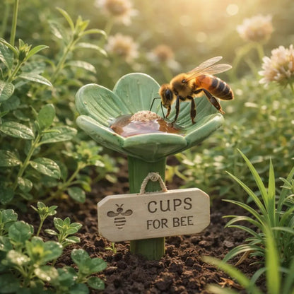 Darolio®🐝Flower-Shaped Bee Watering Station💧
