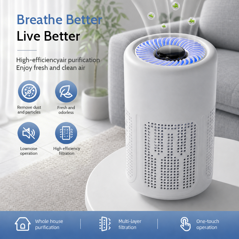 Darolio®🔇LAST DAY SALE 70% OFF 💐Silent Air Purifier – Peaceful sleep, no noise😴【Limited Offer】