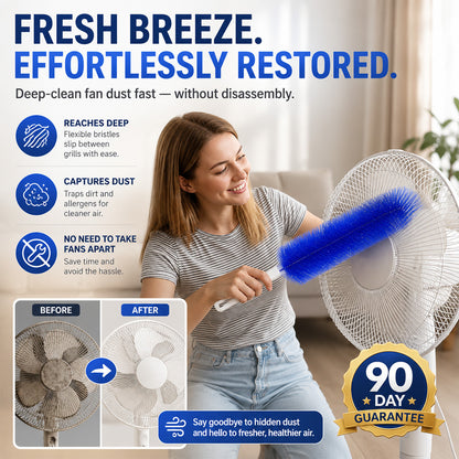 🧹Fan Cleaning Brush – Deep Clean Dust Fast Without Disassembly