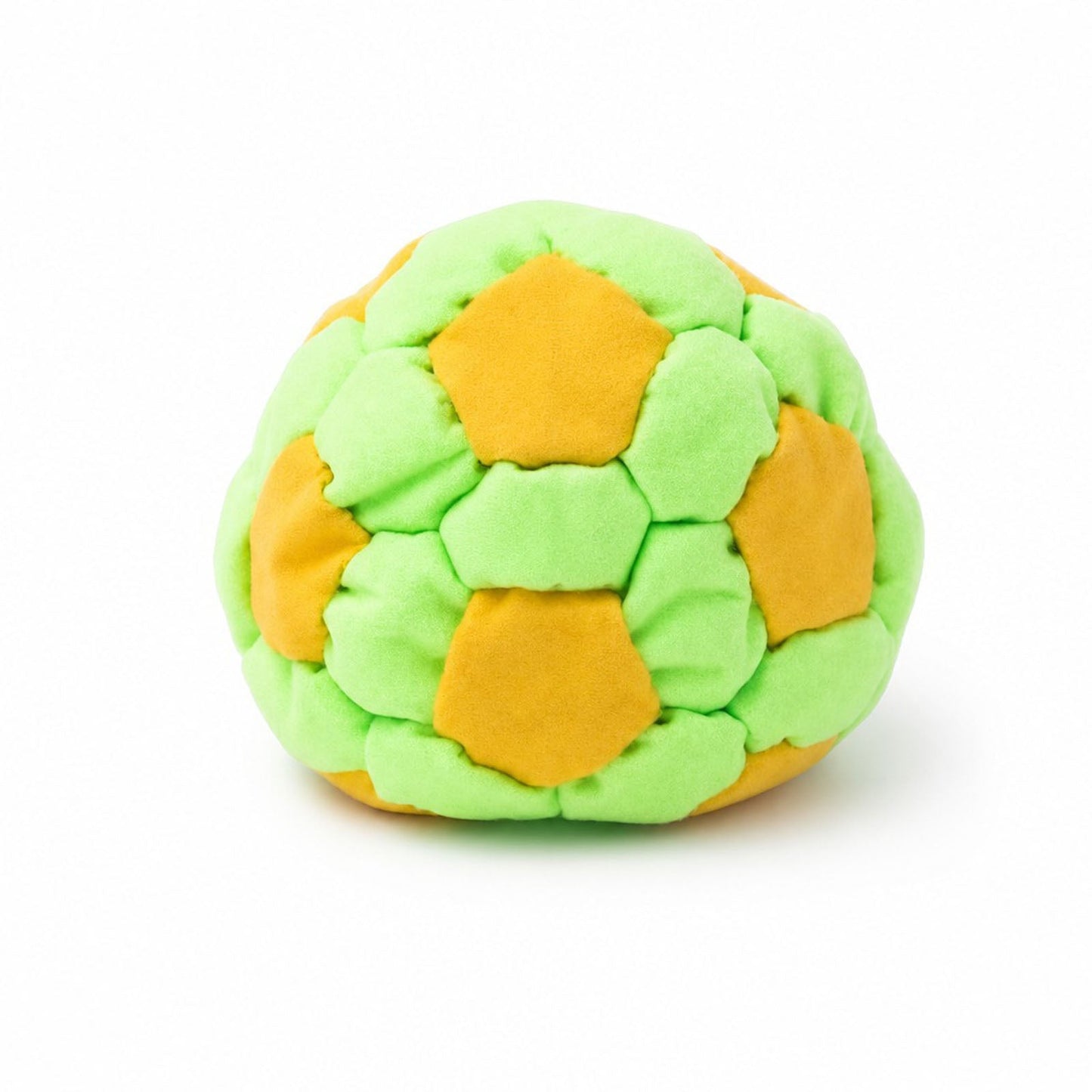 6 Pack Soccer Hackys Footbag Sacks - Soft Plush Footbags for Adults