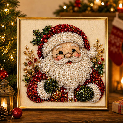 🧘Relaxing & Beginner-Friendly - Darolio®🎨💎DIY Christmas Pearl Art Kit
