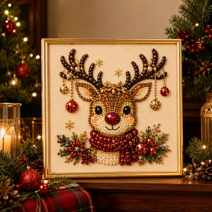 🧘Relaxing & Beginner-Friendly - Darolio®🎨💎DIY Christmas Pearl Art Kit