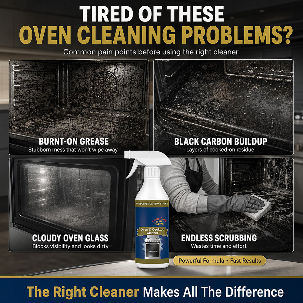 💥 LAST DAY SALE｜50% OFF 🌻Heavy Duty Oven & Cooktop Cleaner Spray 🔥🔥