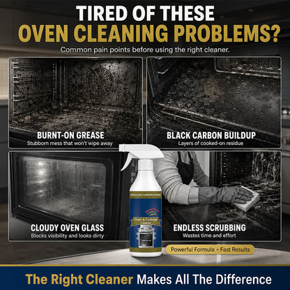 💥 LAST DAY SALE｜50% OFF 🌻Heavy Duty Oven & Cooktop Cleaner Spray 🔥🔥