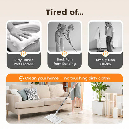 upsell-Darolio®🧹Disposable Dust Mop with 5 Reusable Cloths