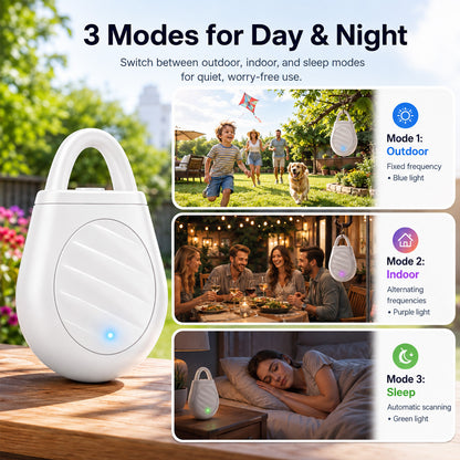 🔥Limited time: Buy 3 get 2 free!🐦 Darolio®Portable Ultrasonic Bird Repellent Keychain