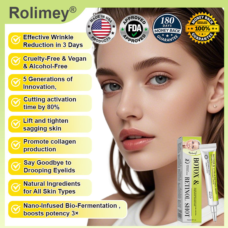 Made and shipped from the USA 💫Rolimey® Vita-A Retinol Shot Wrinkle-Lift Tightening cream - Last Day Promotion 70% OFF