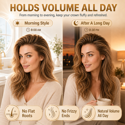 🎉48K+ Sold 💇 Wireless Heated Volumizing Root Lift Clip, Salon Crown Volume Styling Tool for Fine Flat Hair