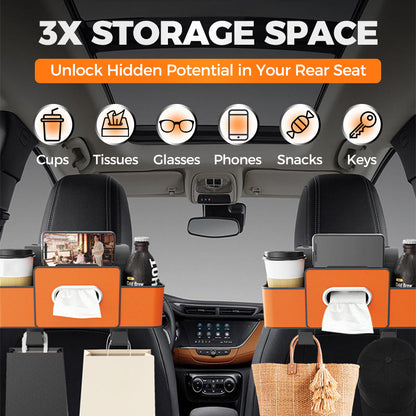 Darolio®⏳LAST DAY SALE 50% OFF!!⚡50K+ SOLD!✨Multifunctional car seat rear storage box