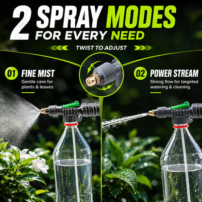 🔥Special Promotion⚡Manual Drink Bottle Sprayer with Adjustable Nozzle