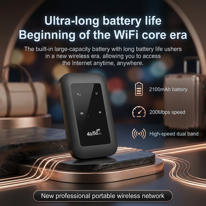 Darolio® 🔥2026 HOT SALE🔥LAST DAY 49% OFF❤️ Portable WiFi Hotspot: Your Private Secure WiFi for Anywhere in the World - One Device, Total Freedom