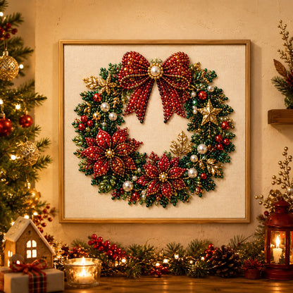 🧘Relaxing & Beginner-Friendly - Darolio®🎨💎DIY Christmas Pearl Art Kit