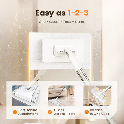 upsell-Darolio®🧹Disposable Dust Mop with 5 Reusable Cloths