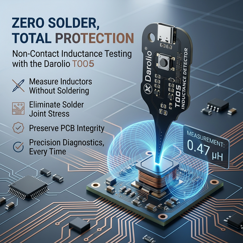 🔥Darolio® Inductor Signal Tester ⚡🖐️ One Tap to Detect Circuit Problems📡 Non-Contact & Easy to Use💡 Built for Fast Electronic Repairs🔥 HOT SALE — SAVE 50%