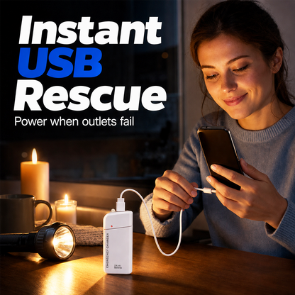 ⚡ LIMITED TIME 50% OFF!!Portable Emergency Phone Charger – 2 AA Battery Powered Backup