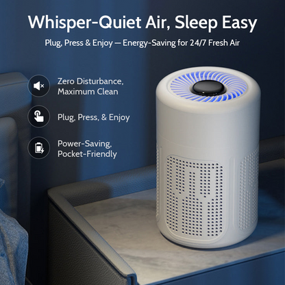 Darolio®🔇LAST DAY SALE 70% OFF 💐Silent Air Purifier – Peaceful sleep, no noise😴【Limited Offer】