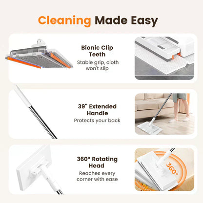 upsell-Darolio®🧹Disposable Dust Mop with 5 Reusable Cloths