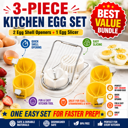 upsell🔥🔥🔥Limited-time 😮‍💨 Buy 1 Get 1 Free ！！！🍳 Quick Egg Cracker Tool – Open Hundreds Of Eggs Faster & Cleaner 🔥