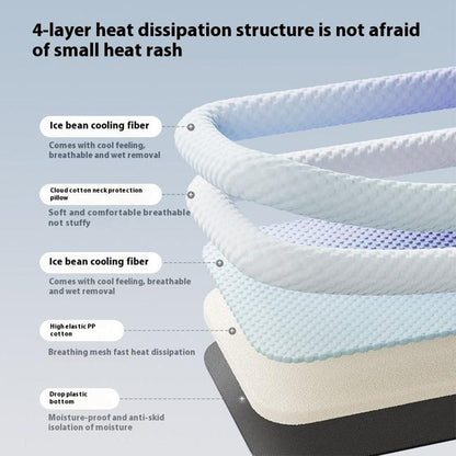 Darolio®❄️Pet Cooling Mat for Dogs & Cats 🐾  Naturally Cool Ice-Silk Pad • Breathable, Washable & Soft