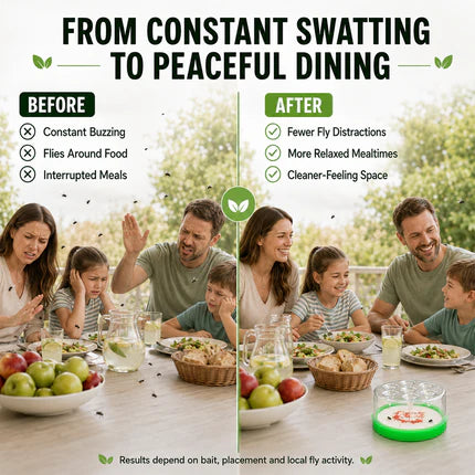 Darolio®🪰 Reusable Non-Electric Fly & Mosquito Trap – Safe, Durable🏡