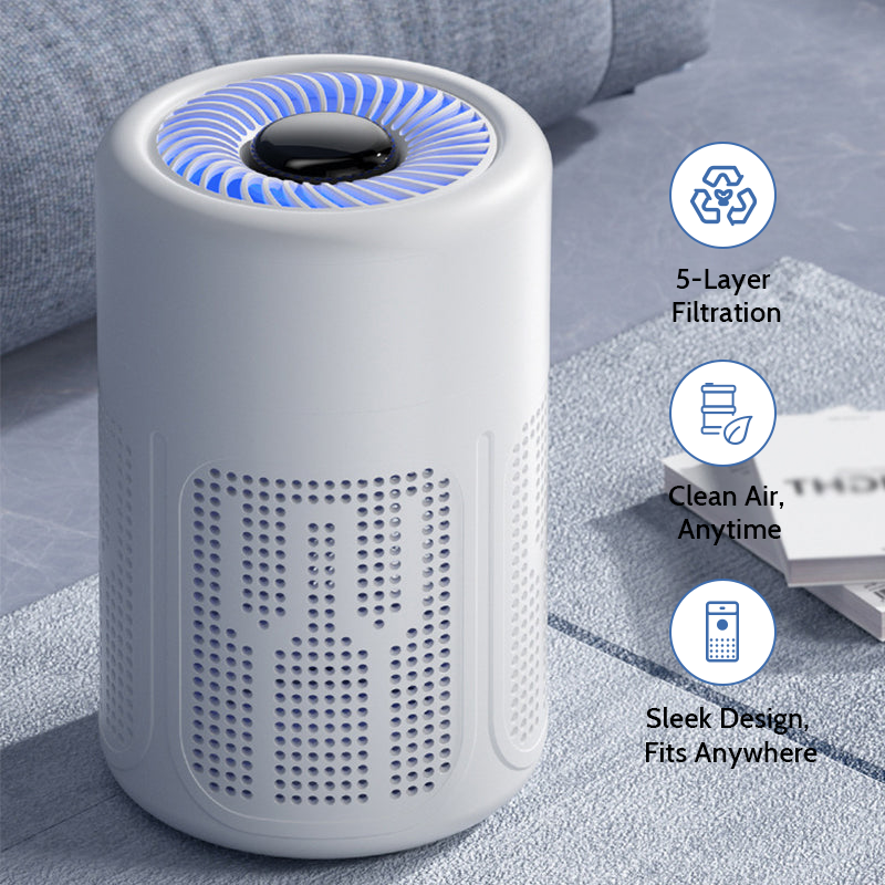 Darolio®🔇LAST DAY SALE 70% OFF 💐Silent Air Purifier – Peaceful sleep, no noise😴【Limited Offer】