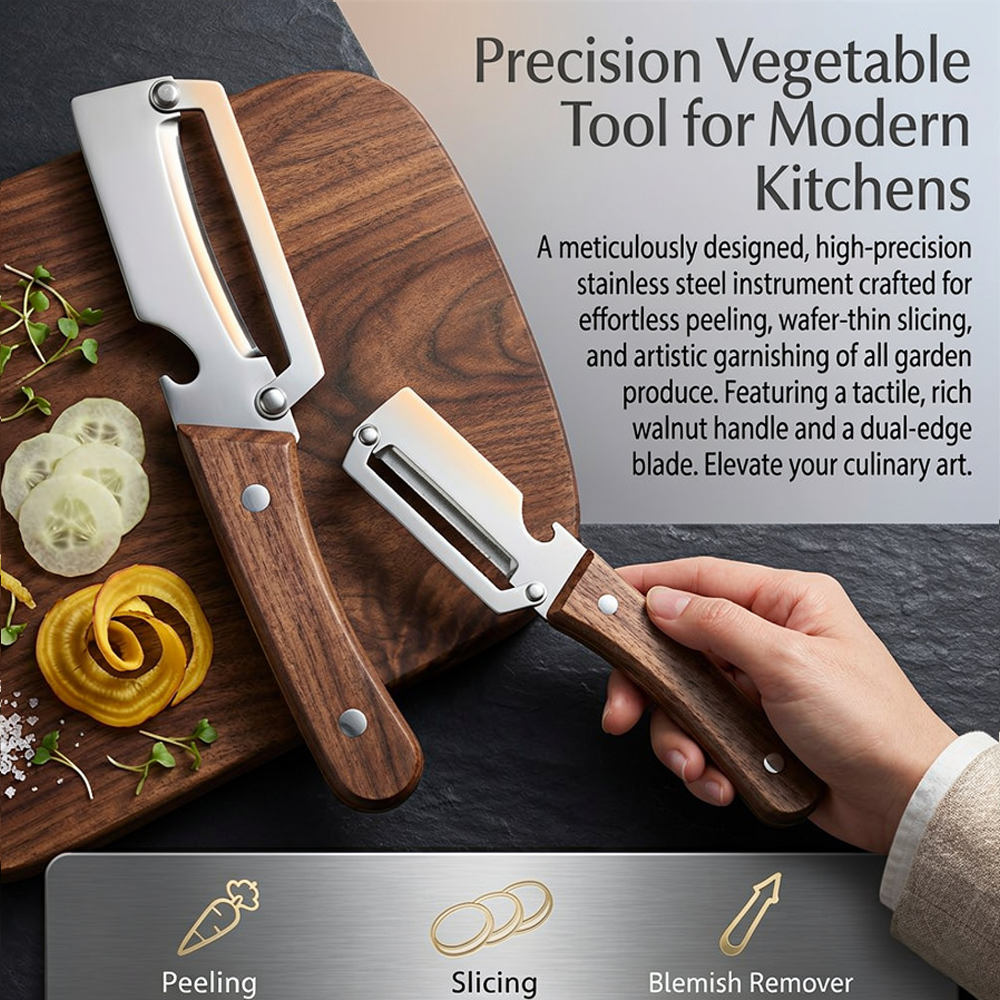 Darolio® 4-in-1 Vegetable Peeler 🥕🔪 | Easy Kitchen Tool
