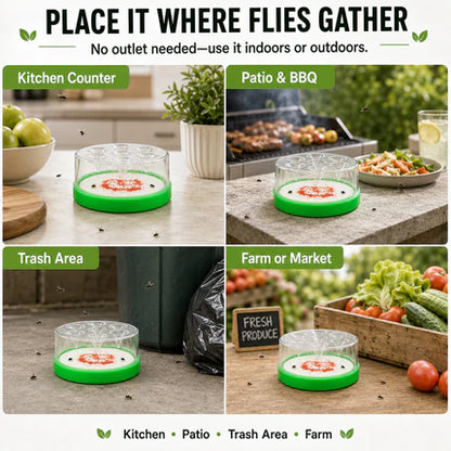 Darolio®🪰 Reusable Non-Electric Fly & Mosquito Trap – Safe, Durable🏡