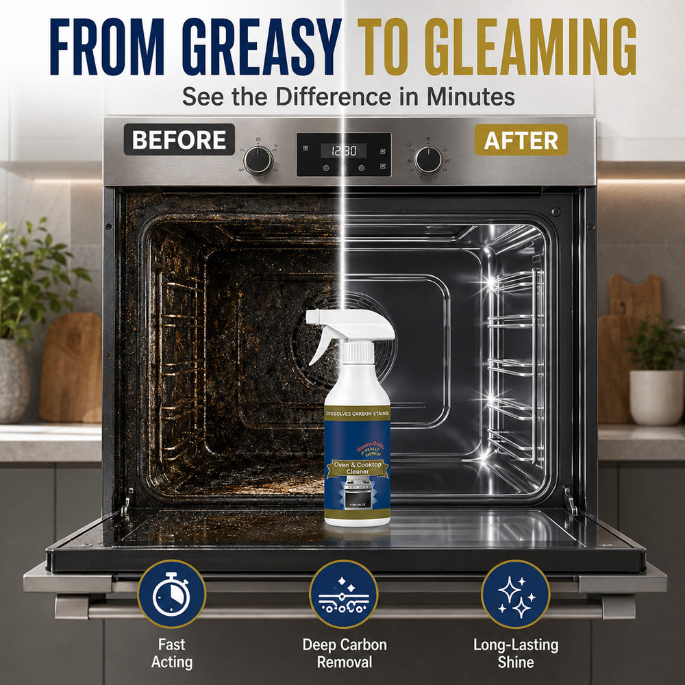 💥 LAST DAY SALE｜50% OFF 🌻Heavy Duty Oven & Cooktop Cleaner Spray 🔥🔥