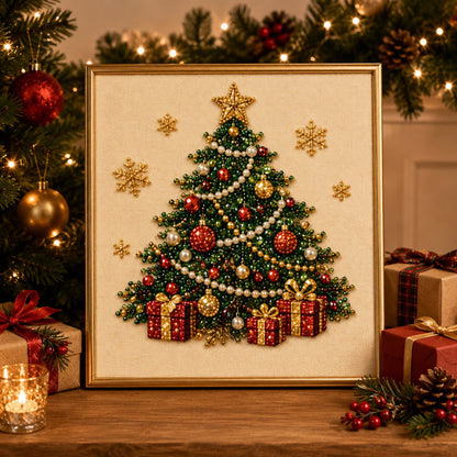 🧘Relaxing & Beginner-Friendly - Darolio®🎨💎DIY Christmas Pearl Art Kit