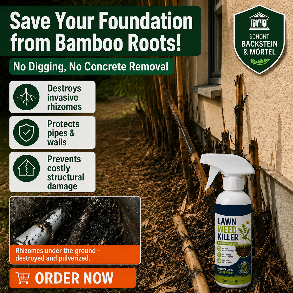 ⚡ [Easy and stress-free weeding in the garden] Herbicide for domestic use