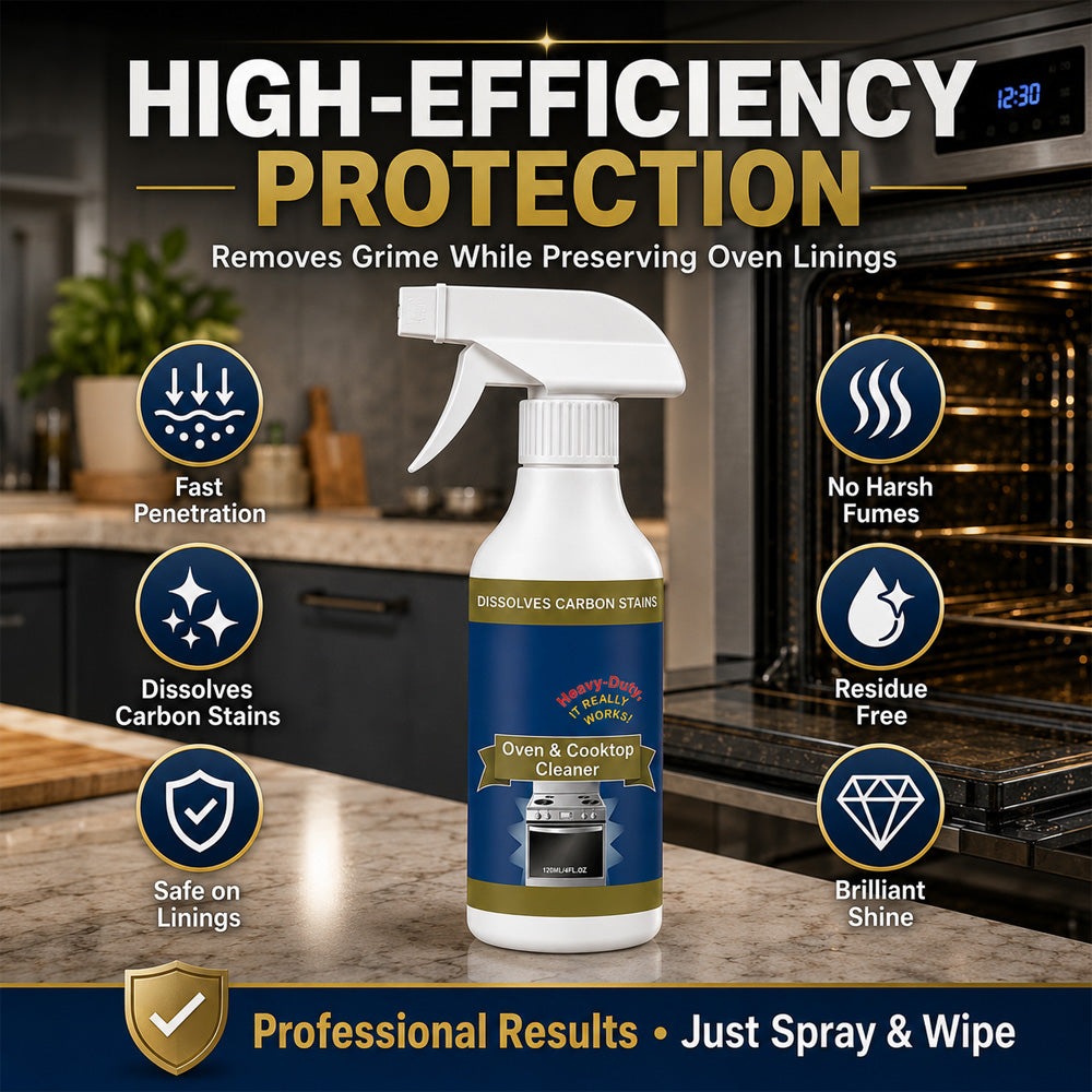 💥 LAST DAY SALE｜50% OFF 🌻Heavy Duty Oven & Cooktop Cleaner Spray 🔥🔥