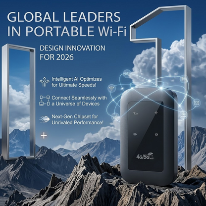 Darolio® 🔥2026 HOT SALE🔥LAST DAY 49% OFF❤️ Portable WiFi Hotspot: Your Private Secure WiFi for Anywhere in the World - One Device, Total Freedom