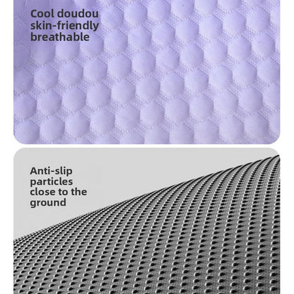 Darolio®❄️Pet Cooling Mat for Dogs & Cats 🐾  Naturally Cool Ice-Silk Pad • Breathable, Washable & Soft