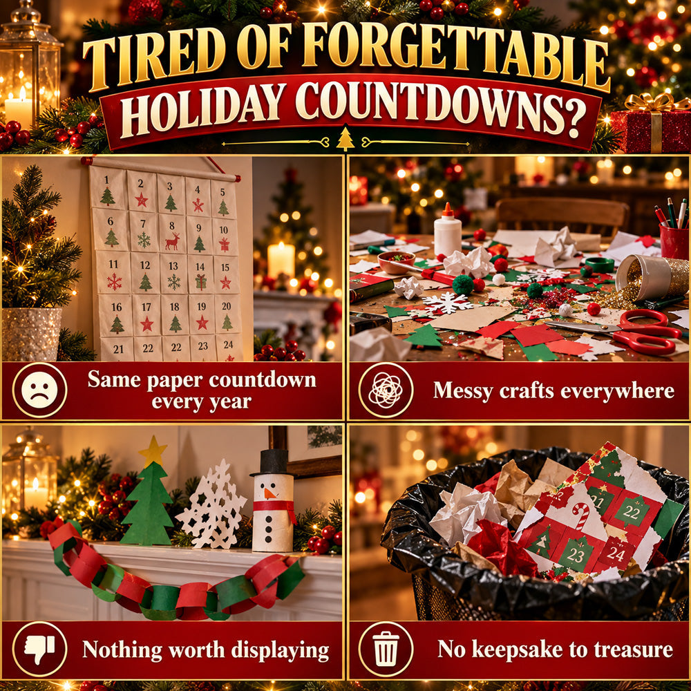 ⏳ Last day to save 49% – 🎄 24-Day Mini Christmas Ornament Advent Calendar | 24 unique festive buildable designs with hanging loops🔥🎁