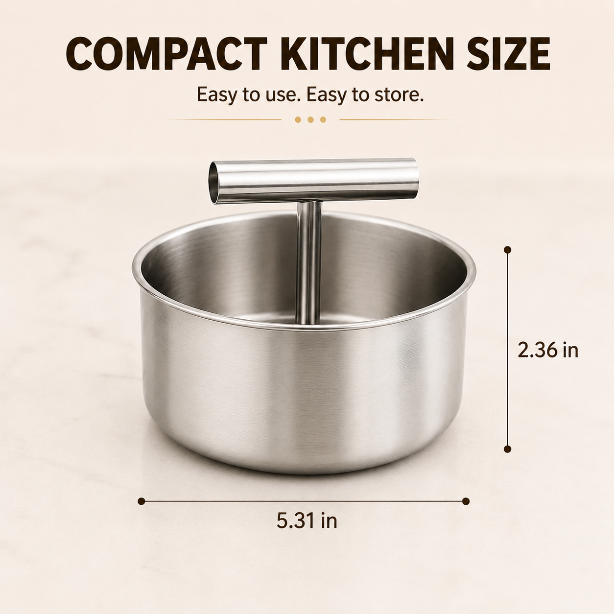 🥳🥳 Stainless Steel Manual Meatball Maker – 6 & 12 Hole Multi-Portion Press ✨