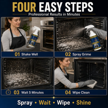 💥 LAST DAY SALE｜50% OFF 🌻Heavy Duty Oven & Cooktop Cleaner Spray 🔥🔥