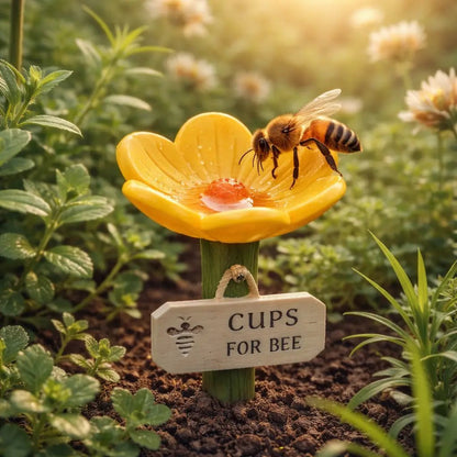 Darolio®🐝Flower-Shaped Bee Watering Station💧